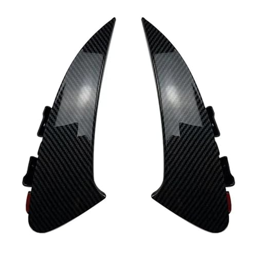 UYCHYTQR Auto-Heckspoiler Für Mercedes CLA Klasse C118 CLA180 CLA35 CLA45 CLA200 CLA250 AMG 2020-2023 Hinten Stoßstange Canard Lip Splitter Seite Vent(Carbon-Look) von UYCHYTQR