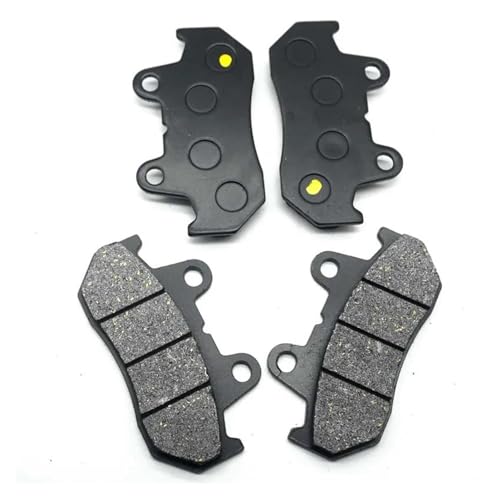 UYCHYTQR IBNA Für VF750F V45 Für Interceptor 1983 1984 1985 CB900F Für Super Sport 1981-1982 VF750 F CB 900 Motorrad Vorne Hinten Bremsbeläge Motorrad-Bremsbeläge(2 vordere Bremsbeläge) von UYCHYTQR