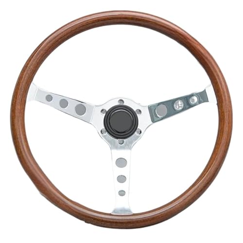 UYCHYTQR Universal-Sportlenkrad Im Holz-Stil 15 Zoll(D) von UYCHYTQR