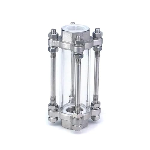 UYCUODLUY 1" BSPT Female SUS304 Stainless Steel Flow Sight Glass Diopter 85 PSI von UYCUODLUY