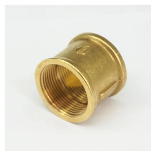 UYCUODLUY 1.1/4" Female Thread Brass Pipe Fittings Round Nut Rod Connector Coupling von UYCUODLUY