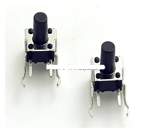 UYCUODLUY 100Pcs Tact Switch 6 * 6 * 9mm Horizontal with Bracket Tactile Push Button Switches 6x6x9mm Switch UYCUODLUY 100Pcs Tact Switch 6 * 6 * 9mm Horizontal with Bracket Tactile Push Button Switches 6x6x9mm Switch von UYCUODLUY