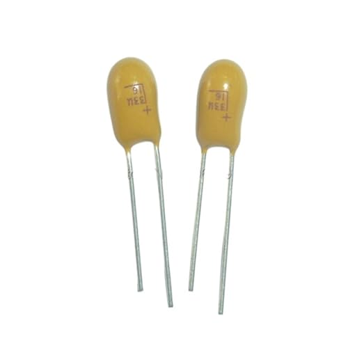 UYCUODLUY 100pcs 16V33uF 33uF 16V 336 DIP Radial Tantalum Capacitor von UYCUODLUY