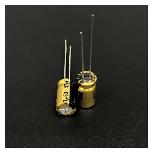 UYCUODLUY 10pcs 47uF 63V 6.3x11mm 63V47uF Aluminum Electrolytic Capacitor von UYCUODLUY