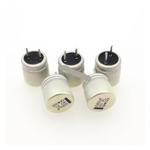UYCUODLUY 10pcs Solid Capacitor 680uF 4V FL Series 8x9mm Low 4V 680uF Capacitor 4V680uF von UYCUODLUY