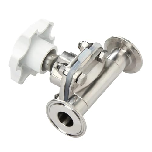 UYCUODLUY 19mm - 50.5mm Tri Clamp Diaphragm Valve 316L Stainless Steel von UYCUODLUY