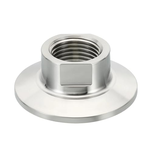 UYCUODLUY 1PC 1.5" Tri Clamp x 1/4'' NPT Female Thread Stainless Steel 304 UYCUODLUY 1PC 1.5" Tri Clamp x 1/4'' NPT Female Thread Stainless Steel 304 von UYCUODLUY