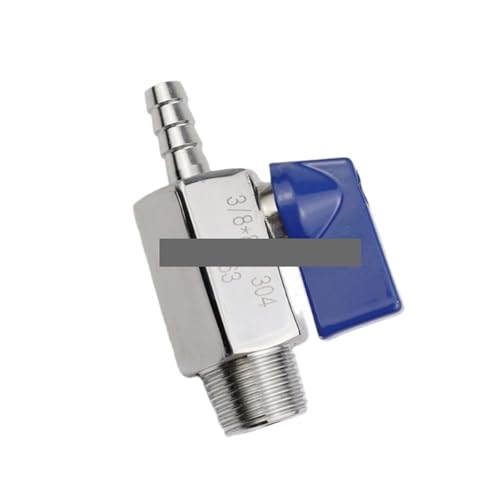 UYCUODLUY 1pc BSP Male Blue Ball Valve SS 304 3/8" to 8mm Adapter 2 Way Ball Valve UYCUODLUY 1pc BSP Male Blue Ball Valve SS 304 3/8" to 8mm Adapter 2 Way Ball Valve von UYCUODLUY