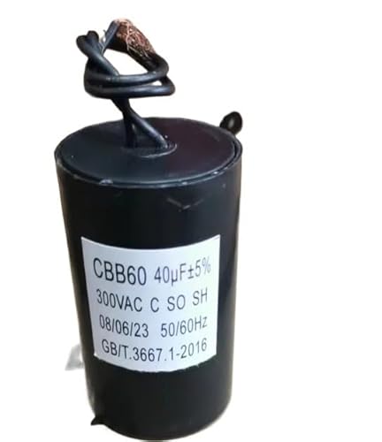 UYCUODLUY 1pc CBB60 40uF 300V.AC 50/60Hz Capacitor 42 * 80mm UYCUODLUY 1pc CBB60 40uF 300V.AC 50/60Hz Capacitor 42 * 80mm von UYCUODLUY