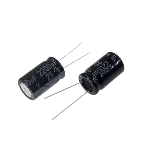 UYCUODLUY 20pcs 2200uF 25V 2200MFD 25WV 10 * 25mm Aluminum Electrolytic Capacitor Radial UYCUODLUY 20pcs 2200uF 25V 2200MFD 25WV 10 * 25mm Aluminum Electrolytic Capacitor Radial von UYCUODLUY