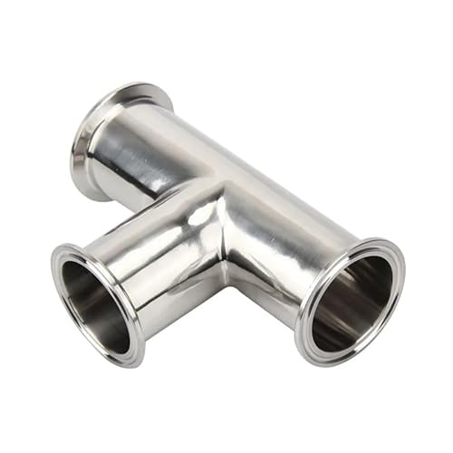 UYCUODLUY 25mm x Ferrule 50.5 Tri-Clamp 3 Way Tee 1.5'' Stainless Steel SS304 Pipe Fitting UYCUODLUY 25mm x Ferrule 50.5 Tri-Clamp 3 Way Tee 1.5'' Stainless Steel SS304 Pipe Fitting von UYCUODLUY
