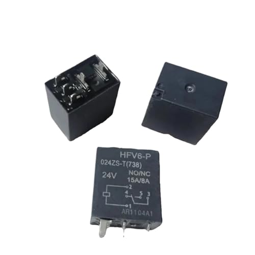UYCUODLUY 3PCS HFV6-P/024ZS-T(738) HFV6-P 024ZS-T 24VDC 15A/8A DIP5 Car Relay von UYCUODLUY