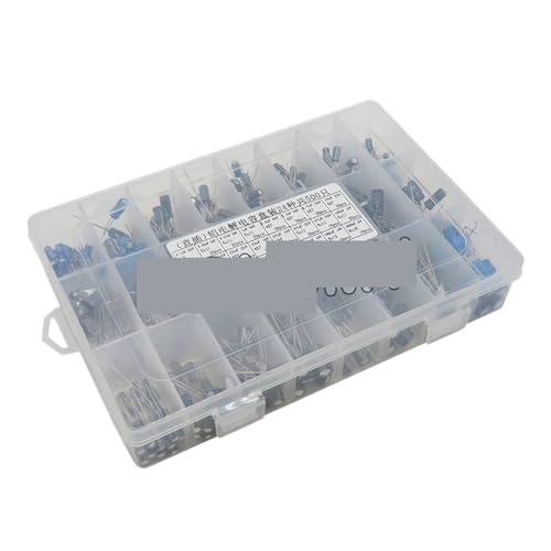 UYCUODLUY 500PCS/lot 0.1UF-1000UF 24Values Aluminum Electrolytic Capacitors 16-50V Mix Electrolytic Capacitor Assorted Kit and Storage Box UYCUODLUY 500PCS/lot 0.1UF-1000UF 24Values Aluminum Electrolytic Capacitors 16-50V Mix Electrolytic Capacitor Assorted Kit and Storage Box von UYCUODLUY