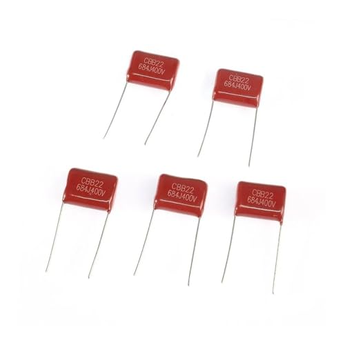 UYCUODLUY 50PCS CBB Capacitor Assortment Kit 400V 10NF-3.3UF 10 Values Polypropylene Film Capacitors 103J 104J 105J 223J 224J von UYCUODLUY