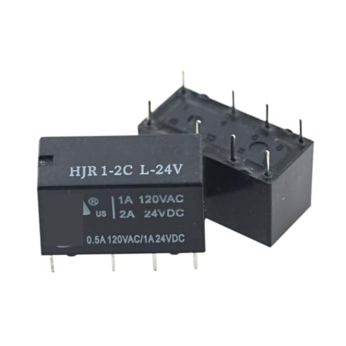UYCUODLUY 5PCS HJR1-2CL-24V 8PINS 2A Relay UYCUODLUY 5PCS HJR1-2CL-24V 8PINS 2A Relay von UYCUODLUY