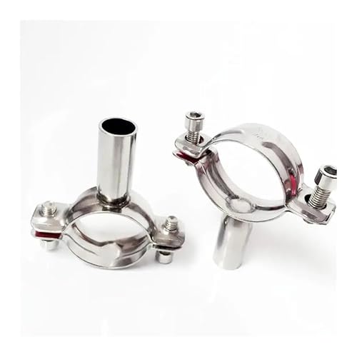 UYCUODLUY 70mm Pipe Hanger Bracket Clamp Support Clip 304 Stainless Steel for Beer Brewing von UYCUODLUY