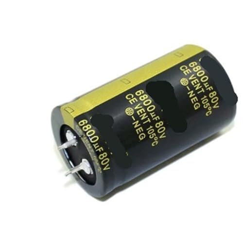 UYCUODLUY 80v6800uf 80v Black Gold Amplifier Power Filter Capacitor 30x50 von UYCUODLUY