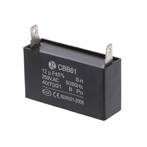 UYCUODLUY Black 12uF Generator Capacitor Generator CBB61 12uF 50/60Hz 350VAC von UYCUODLUY