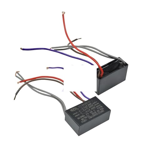 UYCUODLUY CBB61 AC 400-500V 2.3μF/2μF/3μF±5% Capacitance 50/60Hz 5 Wires Running Capacitor for Air Conditioner Fan Electronic Starter UYCUODLUY CBB61 AC 400-500V 2.3μF/2μF/3μF±5% Capacitance 50/60Hz 5 Wires Running Capacitor for Air Conditioner Fan Electronic Starter von UYCUODLUY