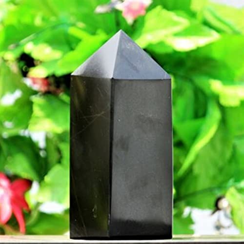 UYCUODLUY Natürliche Kristalle und Steine, schwarzer Turmalin, metaphysischer Obelisk-Turm for Dekorationskristalle (Size : 900-1000g) von UYCUODLUY