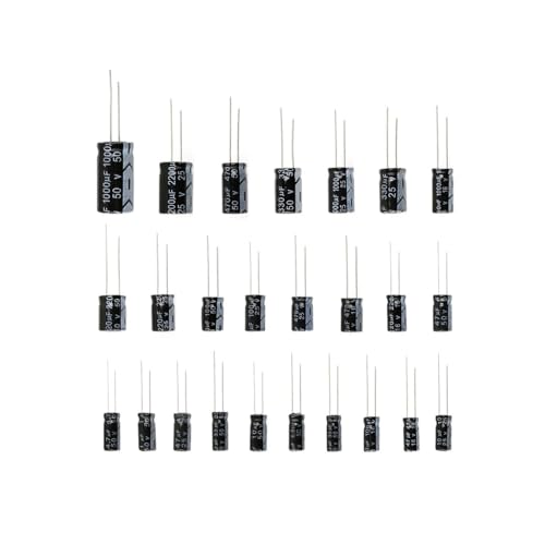 UYCUODLUY Set of 120pcs 12 Values 0.22UF-470UF Aluminum Electrolytic Capacitor Assortment Kit Set UYCUODLUY Set of 120pcs 12 Values 0.22UF-470UF Aluminum Electrolytic Capacitor Assortment Kit Set von UYCUODLUY