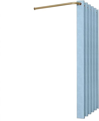 temporäre Ankleidezimmer Draagbare paskamer L-vormige metalen kledingwinkel Paskamer Privacy Kleedkamer met stang en zonnescherm Kleedkamer wiederverwendbar von UYHBCNQD