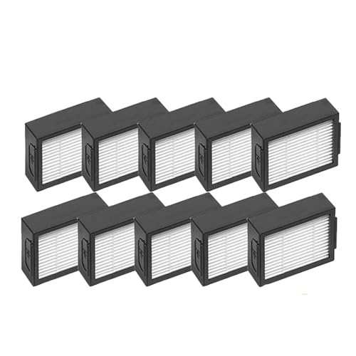 Kompatibel mit IRobot Roomba Evo, I,e-Serie: E5 E6 E7 I1 I3 I4 I5 I6 I7 I8 E, I,Serie Roboterstaubsauger HEPA-Filter Ersatzteile(10pcs) von UYHMGH