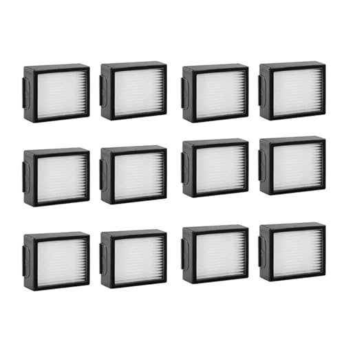 Kompatibel mit IRobot Roomba Evo, I,e-Serie: E5 E6 E7 I1 I3 I4 I5 I6 I7 I8 E, I,Serie Roboterstaubsauger HEPA-Filter Ersatzteile(12pcs) von UYHMGH