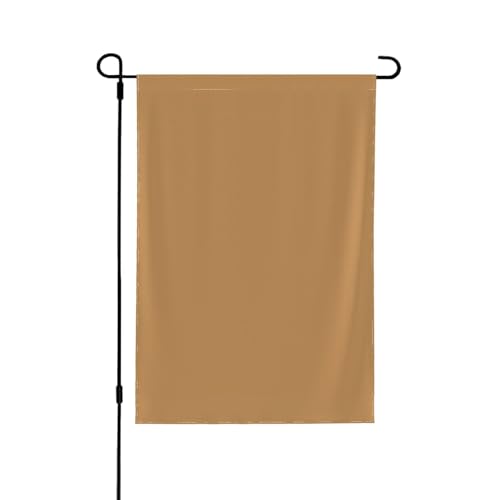 Braune dekorative doppelseitige Flagge, Gartenbanner, perfekt für Innen- und Außenbereich, erhältlich in zwei Größen von UYHhgqw