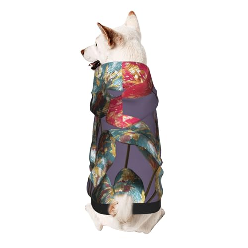 Cyberpunk Hunde-Kapuzenpullover, weiches und atmungsaktives Polyester, für kleine Hunde, Jungen und Mädchen von UYHhgqw