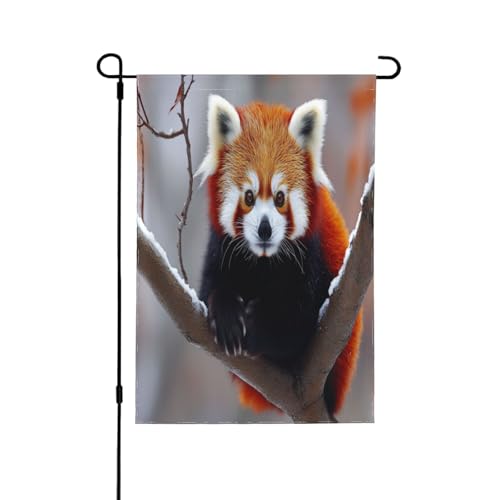 Dekorative doppelseitige Flagge mit Winter-Pandas, Gartenbanner, perfekt für Innen- und Außenbereich, erhältlich in zwei Größen Dekorative doppelseitige Flagge mit Winter-Pandas, Gartenbanner, perfekt für Innen- und Außenbereich, erhältlich in zwei Größen von UYHhgqw