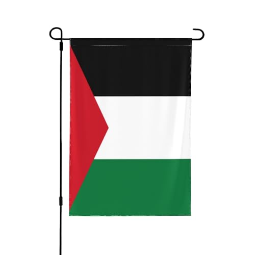 Flagge Palästinas, dekorative doppelseitige Flagge, Gartenbanner, perfekt für Innen- und Außenbereich, erhältlich in zwei Größen von UYHhgqw