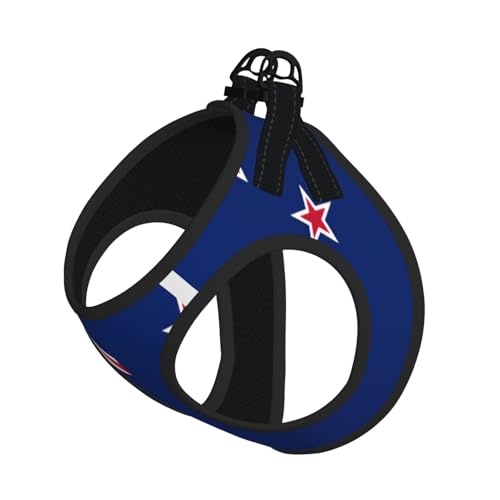Hundegeschirr mit neuseeländischer Flagge, atmungsaktiv, reflektierend, verstellbare Haustierweste, geeignet für kleine Katzen und Hunde Hundegeschirr mit neuseeländischer Flagge, atmungsaktiv, reflektierend, verstellbare Haustierweste, geeignet für kleine Katzen und Hunde von UYHhgqw