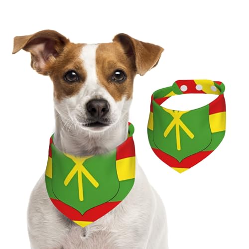 Hundehalstücher mit Hawaii-Flagge, weich, bequem, verstellbare Passform für Jungen und Mädchen, drei Größen für Katzen und Hunde Hundehalstücher mit Hawaii-Flagge, weich, bequem, verstellbare Passform für Jungen und Mädchen, drei Größen für Katzen und Hunde von UYHhgqw