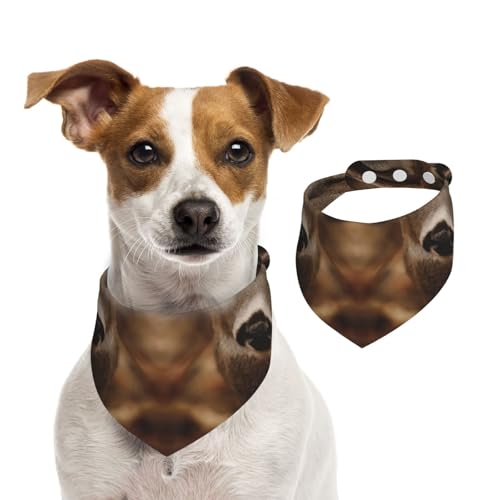 Hundehalstücher mit niedlichem Hirsch, weich, bequem, verstellbare Passform für Jungen und Mädchen, drei Größen für Katzen und Hunde von UYHhgqw