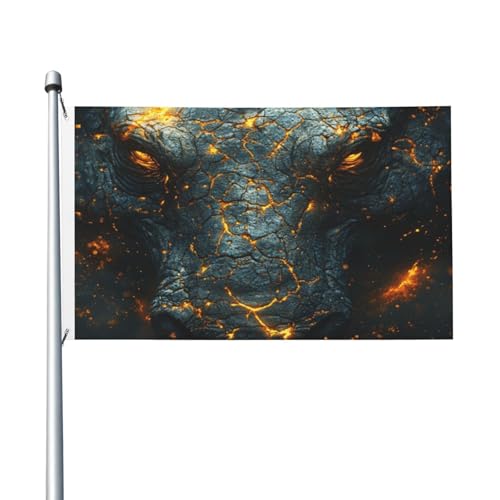 Riesige Objektriss-Flagge, 90 x 152 cm, doppelseitig, strapazierfähig, für draußen und Garten, perfekt für Schlafzimmer und Garten Riesige Objektriss-Flagge, 90 x 152 cm, doppelseitig, strapazierfähig, für draußen und Garten, perfekt für Schlafzimmer und Garten von UYHhgqw