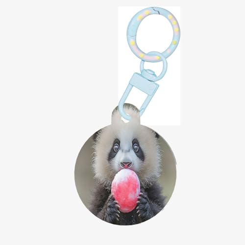 Runde Haustiermarke mit Spielpanda, personalisierbar, für Haustiere, langlebiges Acrylmaterial, ideal für kleine bis große Hunde Runde Haustiermarke mit Spielpanda, personalisierbar, für Haustiere, langlebiges Acrylmaterial, ideal für kleine bis große Hunde von UYHhgqw