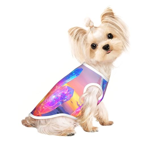 Sci Fi Kaktus Haustier-T-Shirts für Hunde, weiche und atmungsaktive Hundekleidung, einfaches An- und Ausziehen, geeignet für kleine Haustiere Sci Fi Kaktus Haustier-T-Shirts für Hunde, weiche und atmungsaktive Hundekleidung, einfaches An- und Ausziehen, geeignet für kleine Haustiere von UYHhgqw