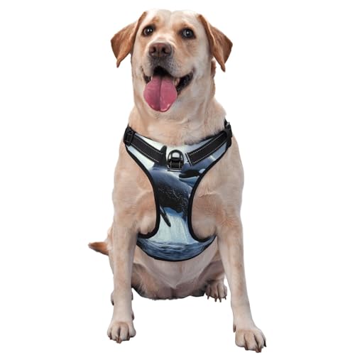 Smart Killer-Hundegeschirr für kleine, mittelgroße und große Hunde, reflektierende Riemen, verstellbare Passform mit Schnellverschluss-Schnallen Smart Killer-Hundegeschirr für kleine, mittelgroße und große Hunde, reflektierende Riemen, verstellbare Passform mit Schnellverschluss-Schnallen von UYHhgqw