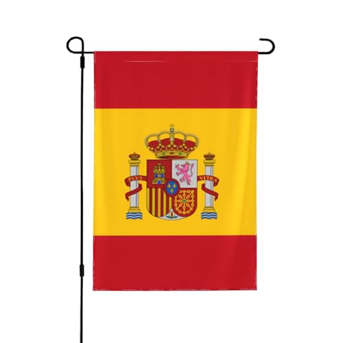 Spanische Flagge, dekorative doppelseitige Flagge, Gartenbanner, perfekt für Innen- und Außenbereich, erhältlich in zwei Größen von UYHhgqw