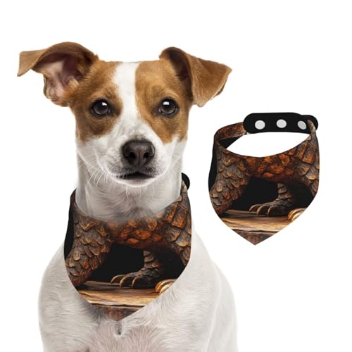 The Beauty of Hundehalstücher mit Pangolin-Textur, weich, bequem, verstellbare Passform für Jungen und Mädchen, drei Größen für Katzen und Hunde The Beauty of Hundehalstücher mit Pangolin-Textur, weich, bequem, verstellbare Passform für Jungen und Mädchen, drei Größen für Katzen und Hunde von UYHhgqw