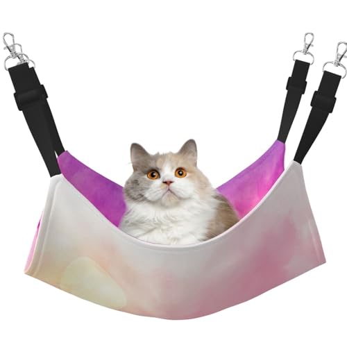 UYHhgqw Die Elefantenherde unter der untergehenden Sonne, Haustier-Hängematte, Samt-Katzenbett-Hängematte, verstellbare Gurte mit Metallhaken, perfekt für kleine Haustiere von UYHhgqw