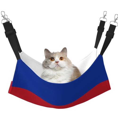 UYHhgqw Flag Of The Sorbs Haustier-Hängematte, Samt-Katzenbett-Hängematte, verstellbare Gurte mit Metallhaken, perfekt für kleine Haustiere von UYHhgqw