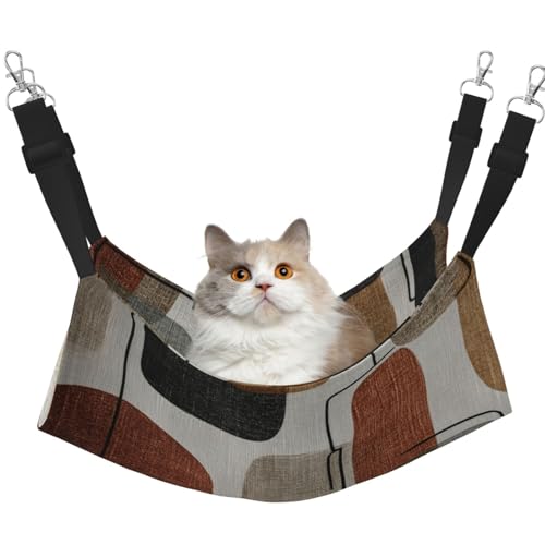 UYHhgqw Haustier-Hängematte in verschiedenen Farben, Samt-Hängematte für Katzen, verstellbare Gurte mit Metallhaken, perfekt für kleine Haustiere von UYHhgqw