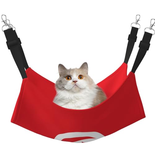 UYHhgqw Haustier-Hängematte mit tunesischer Flagge, Samt, verstellbare Gurte mit Metallhaken, perfekt für kleine Haustiere von UYHhgqw