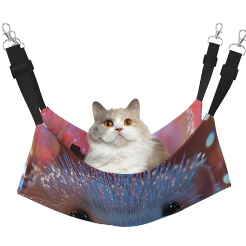 UYHhgqw Igel-Hängematte für Haustiere, Samt, Katzenbett, verstellbare Gurte mit Metallhaken, perfekt für kleine Haustiere von UYHhgqw