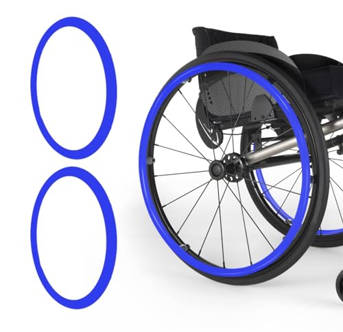 UYSELA 1 Paar Wheelchair Sliding Rim Covers Rollstuhl-Schiebereifenabdeckungen rutschfeste Handschiebeabdeckung Verbessert Griffigkeit Und Traktion Leicht Zu Entnehmen und Zu Reinig,Blau,24in UYSELA 1 Paar Wheelchair Sliding Rim Covers Rollstuhl-Schiebereifenabdeckungen rutschfeste Handschiebeabdeckung Verbessert Griffigkeit Und Traktion Leicht Zu Entnehmen und Zu Reinig,Blau,24in von UYSELA