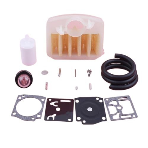 UYTGFO Fit for Husqvarna 340 345 350 353 346XP Luft Kraftstoff Filter Linie Primer Bul Kettensäge Ersatzteile Ersetzen Teile Vergaser Reparatur Rebuild Kit UYTGFO Fit for Husqvarna 340 345 350 353 346XP Luft Kraftstoff Filter Linie Primer Bul Kettensäge Ersatzteile Ersetzen Teile Vergaser Reparatur Rebuild Kit von UYTGFO