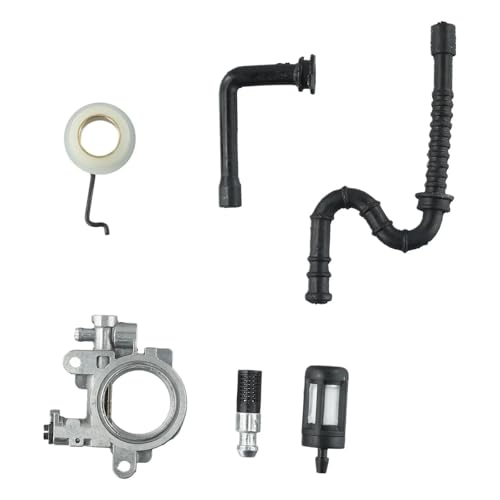 UYTGFO Passend for 1127 640 3204 MS290 MS310 MS311 MS391 Ölfilter Ölleitung Schneckengetriebe Schneckengetriebe Praktisches Ölpumpen-Kit von UYTGFO