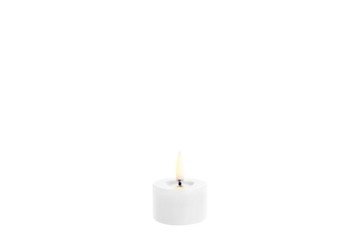 UYUNI Lighting LED-Kerze Geschmolzene Stumpenkerze Nordic White Smooth 2,8 cm von UYUNI Lighting